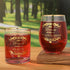 Engraved with 10 Years of Mrs Always Right Whiskey Glass